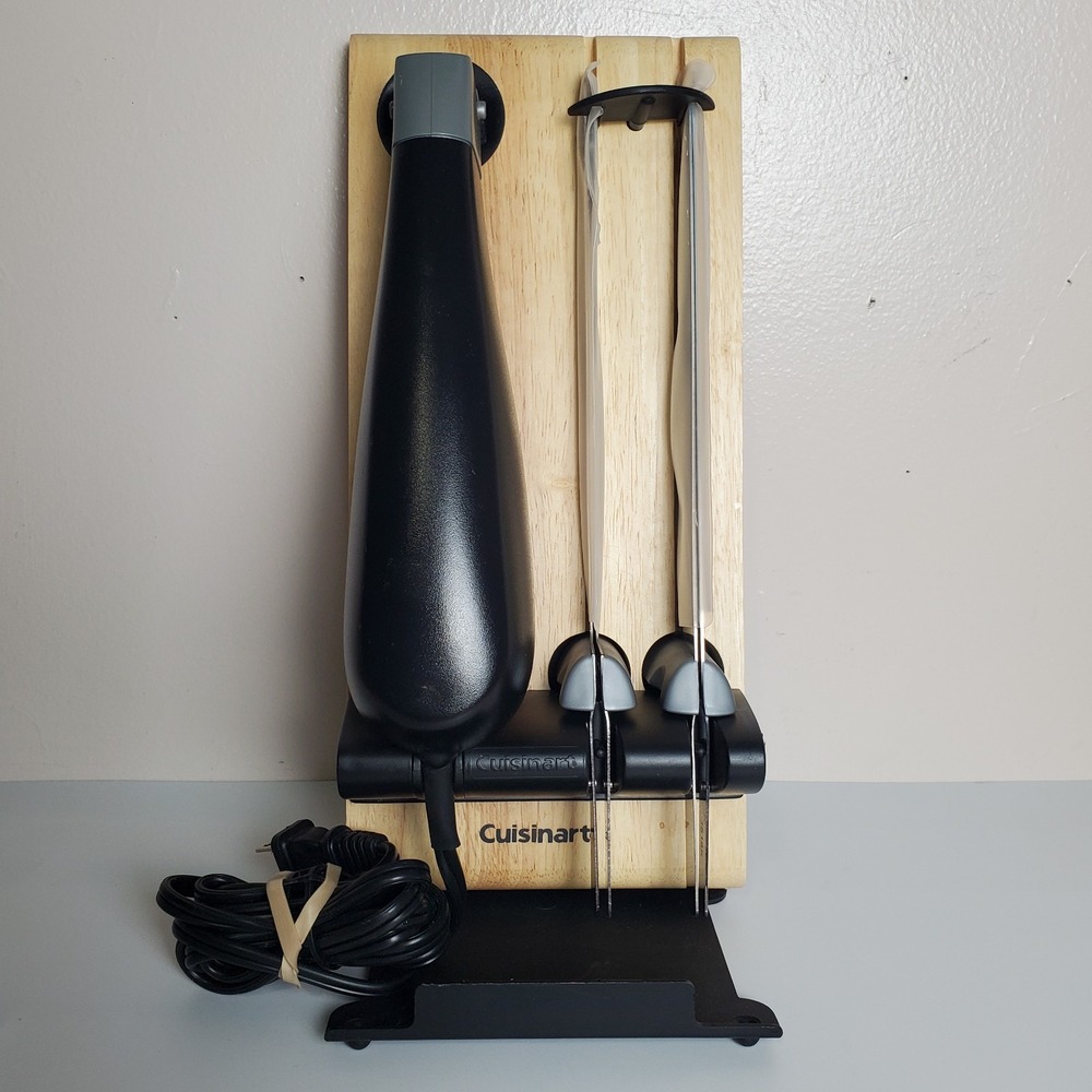 Cuisinart CEK-40 Electric Knife Set Stainless Steel Meat Bread Working Safety